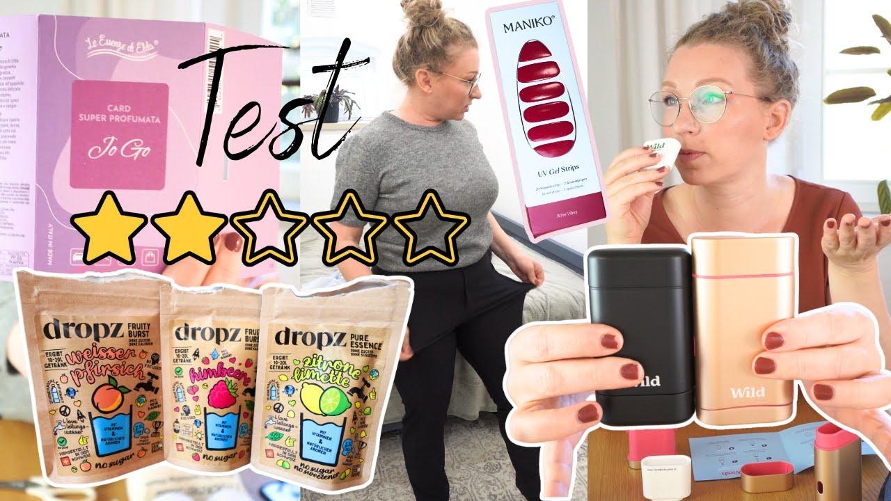 Ich teste typische Influencer Produkte 😲 | HALARA | Dropz | W&auml;scheparf&uuml;m24 | Maniko | WILD