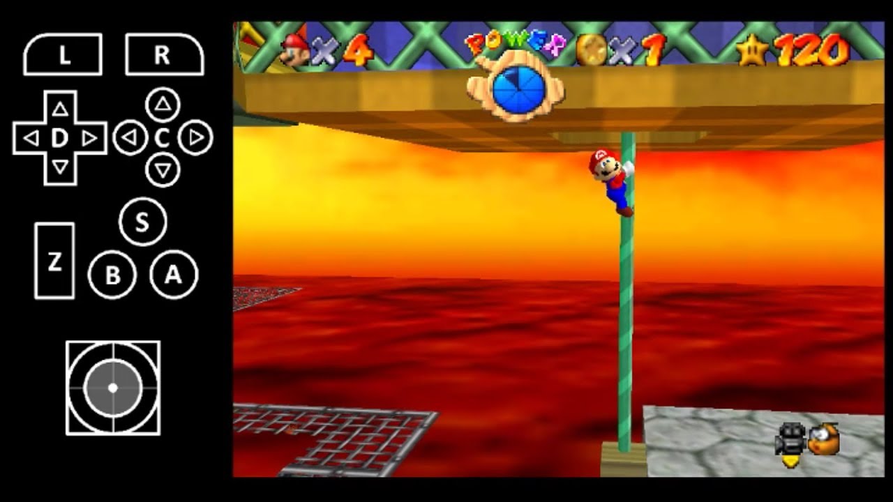 Bowser in the Fire Sea - No Joystick