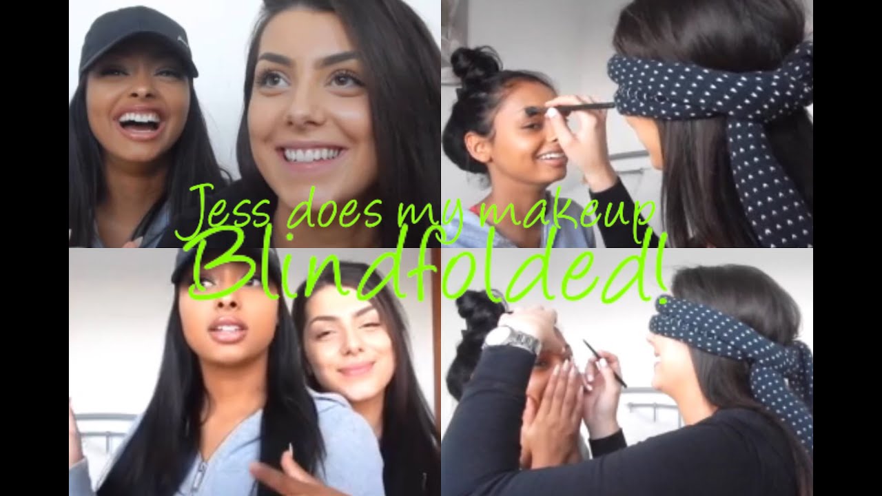 Jess does my makeup blindfolded | JaydePierce