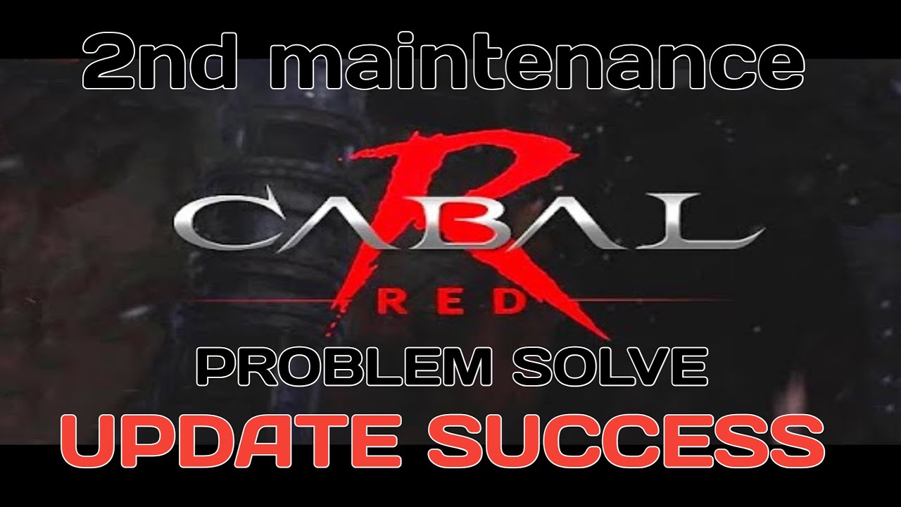 HOW TO UPDATE CABAL RED  2ND UPDATE