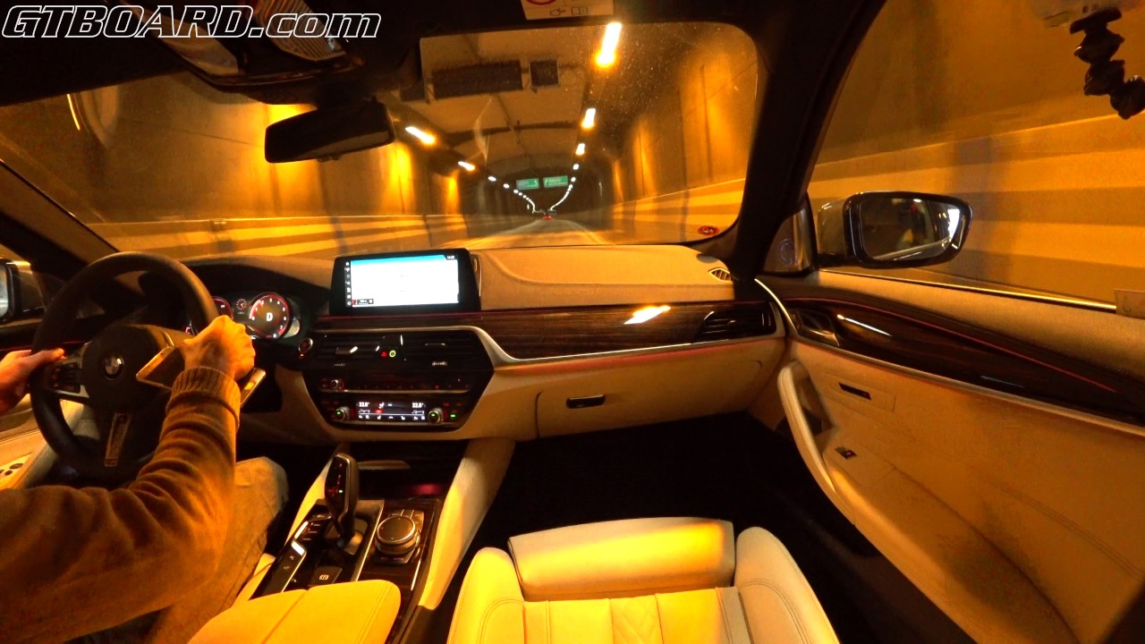 [4k] G30 BMW 540i Driving Assistant Plus in use, WHY DRIVE? Great for relaxing
