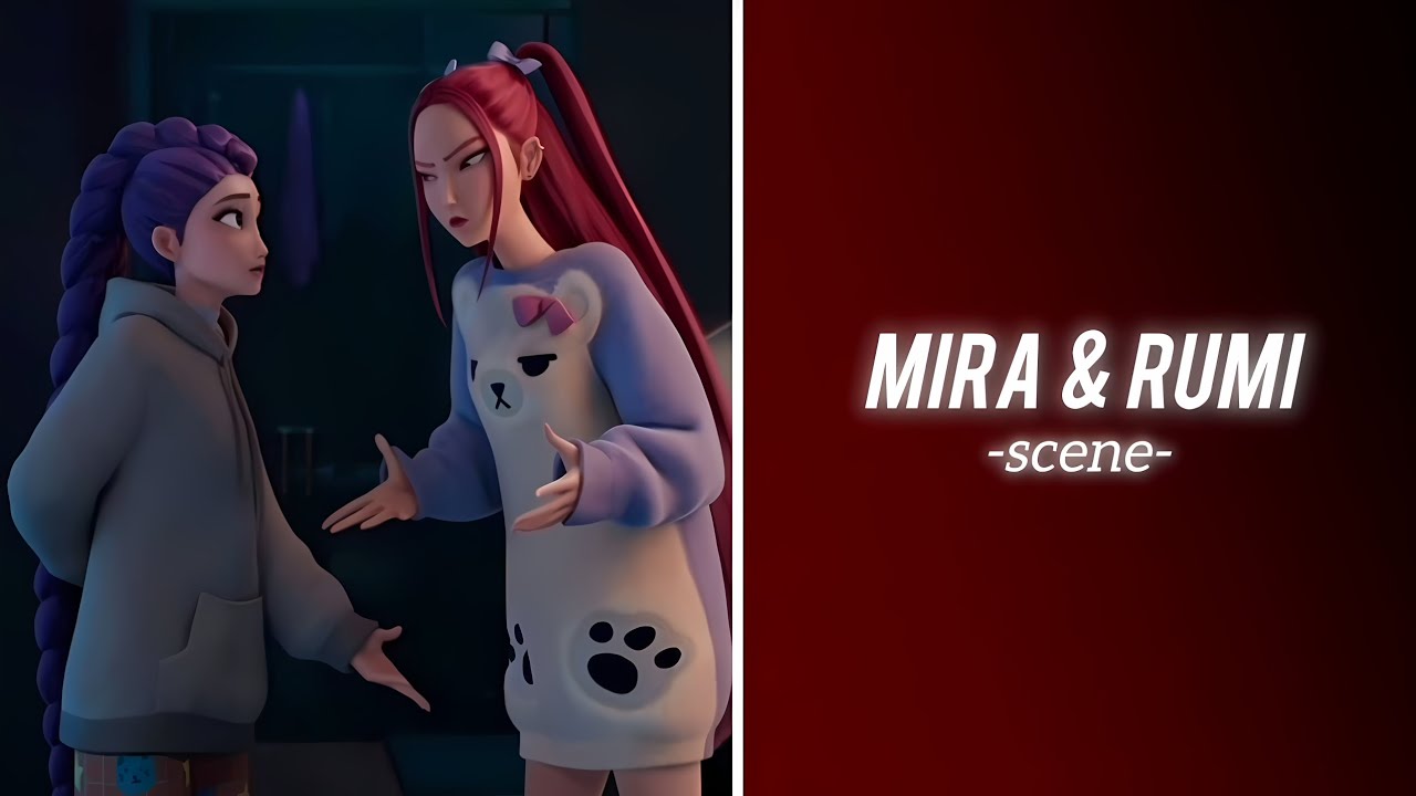 Rumi and Mira's conversation scene FHD | Kpop Demon Hunters 