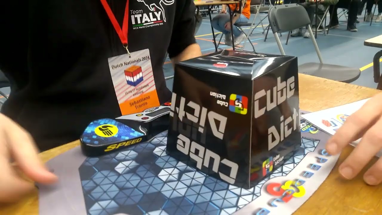 Official one-handed 12.01 average of 5