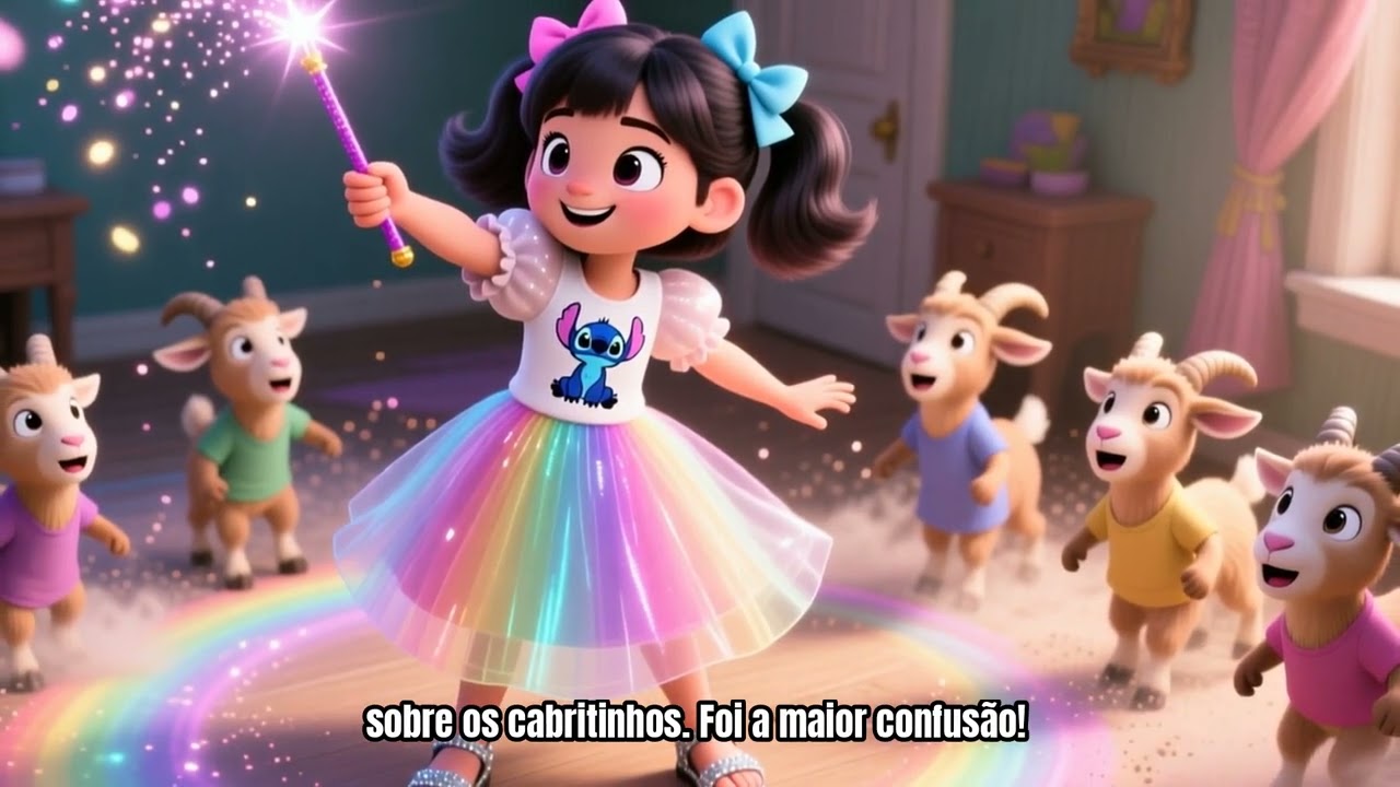 O LOBO E A FLORESTA DE CRISTAL! 💎🐺 Alice salvou os 7 cabritinhos com magia!