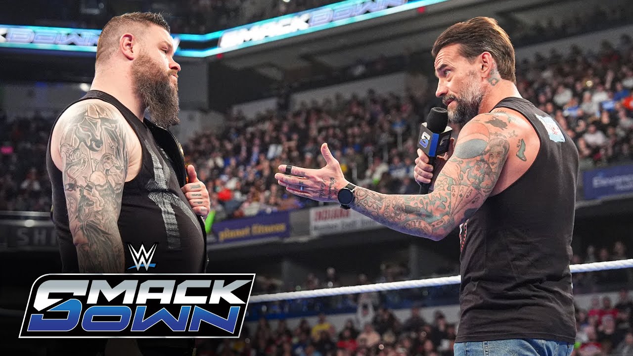 ПОЛНЫЙ СЕГМЕНТ: CM Punk и Кевин Оуэнс обмениваются колкостями: SmackDown, 31 января 2025 г.