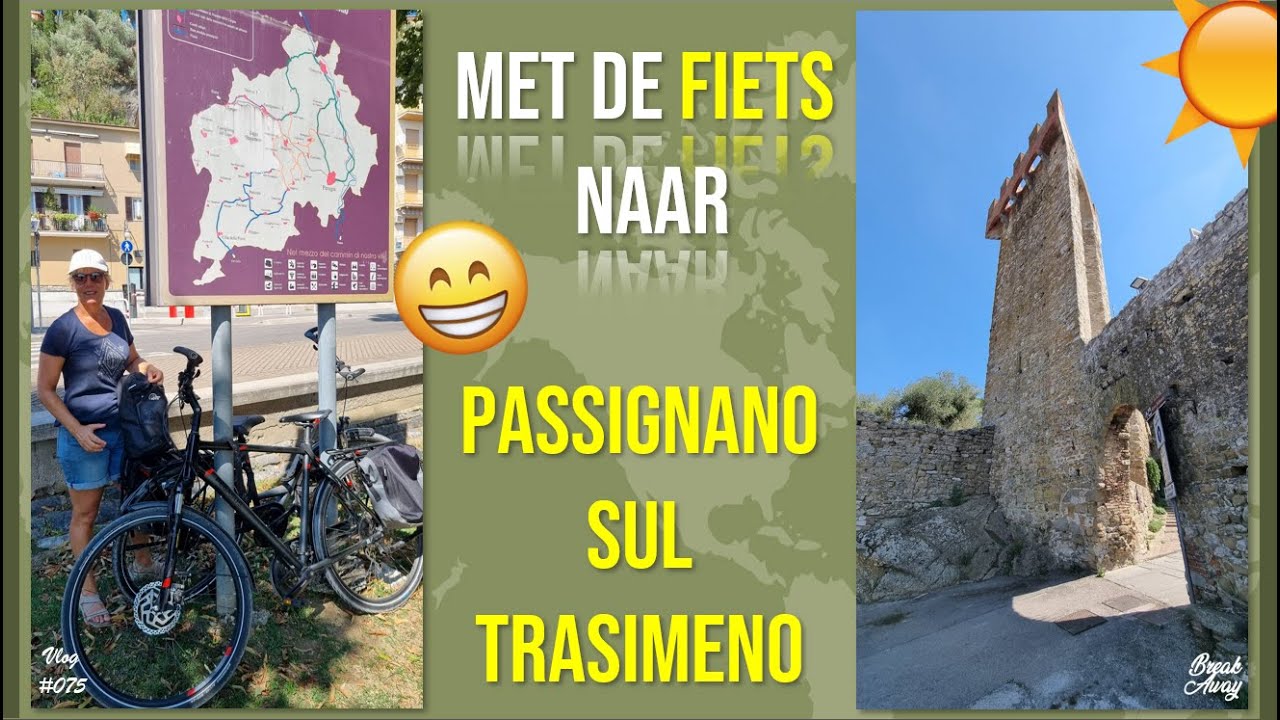 Vlog #075 - Passignano sul Trasimeno met de fiets