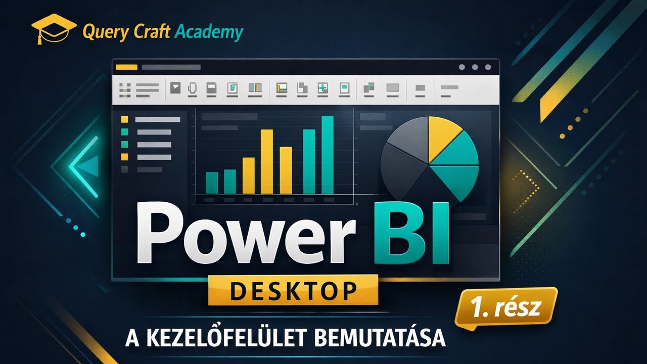 Power BI – A kezelőfelület áttekintése | Power BI Desktop bemutató magyarul