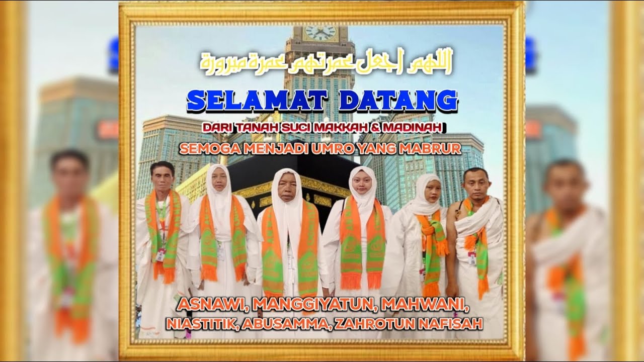 LIVE PENYAMBUTAN JAMA'A UMROH DARI TANAH SUCI MEKKAH WAL MADINA 