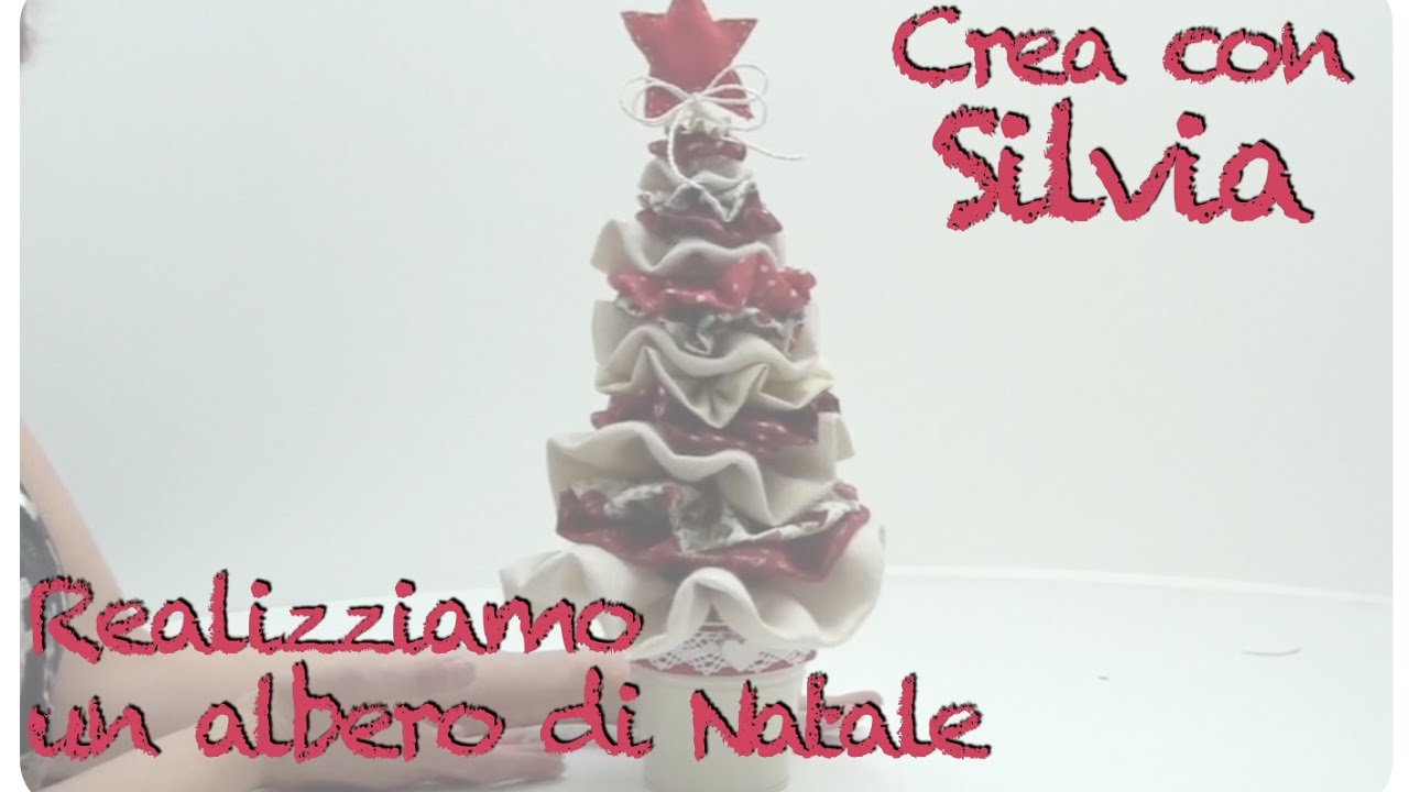 Idee per Natale: tutorial Albero di Natale in tessuto Diy