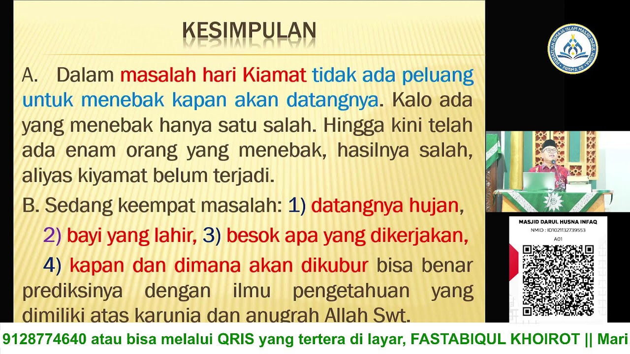 Kajian Tematik Subuh 28 Ramadhan 1447 H