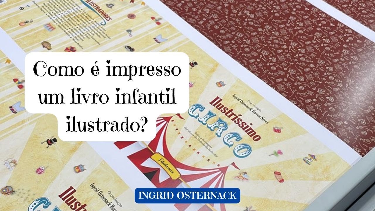 Como é impresso um livro infantil ilustrado? - Ilustração de Livros Infantis