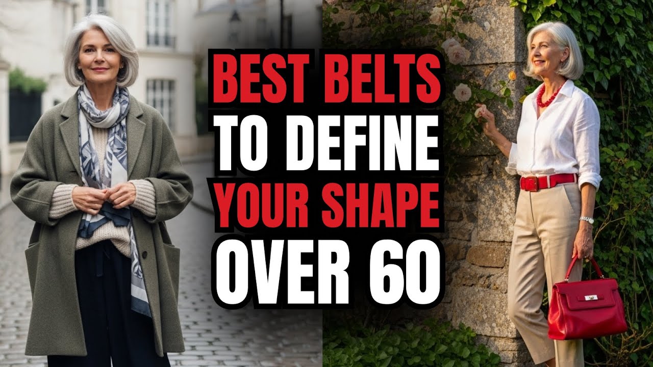 The Best Belts to Define Your Shape After 60