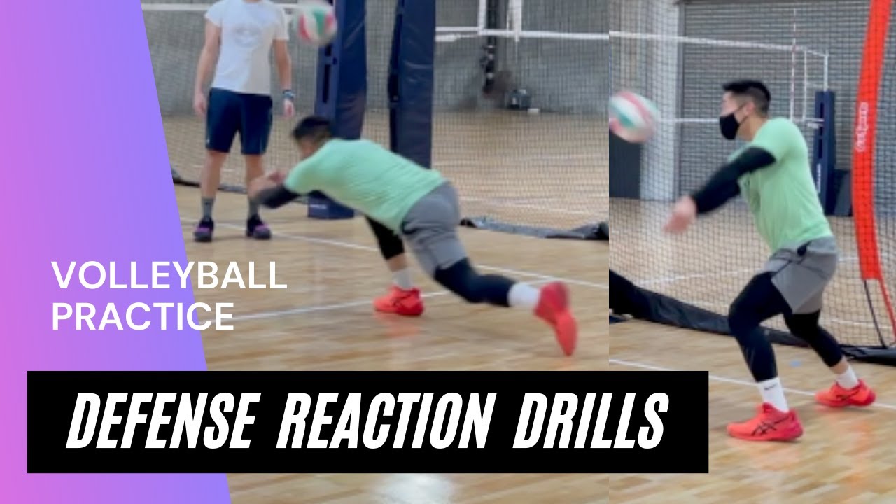 DEFENSE REACTION Time Drills for Volleyball