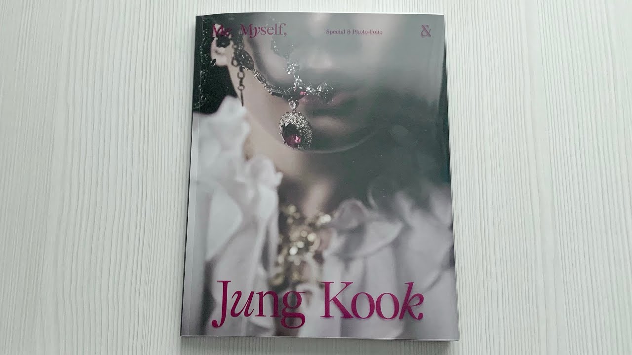 Распаковка фотобука Jung Kook/Unboxing Special 8 Photo-Folio Me,Myself,and Jung Kook Time Difference