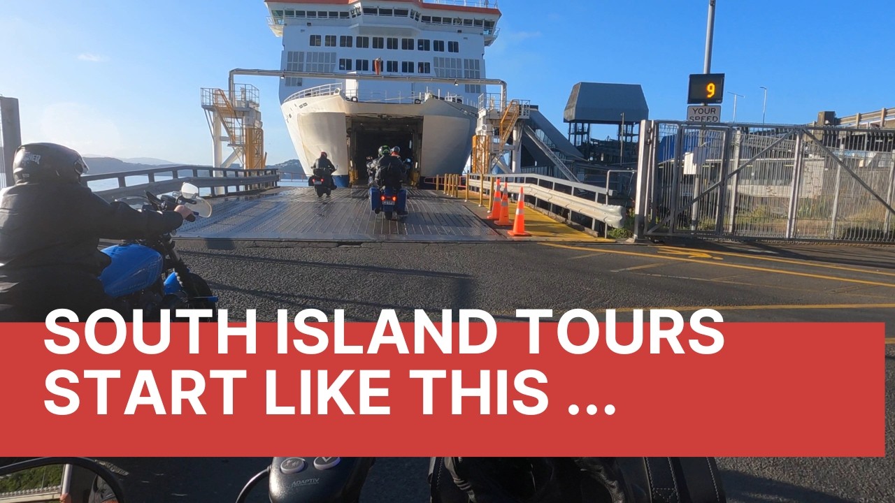 We Got Diverted Off The Motorway While Riding To The Interislander Ferry Terminal Wellington