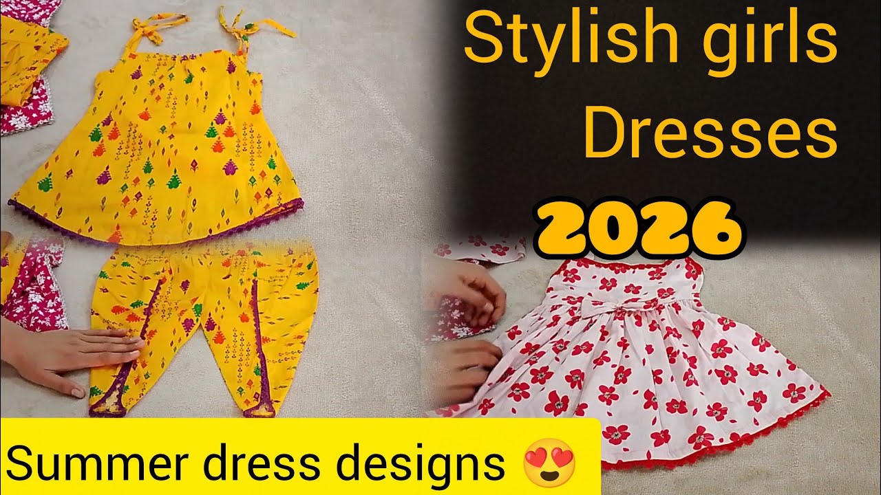 New and cute 🥰 designs for baby girls 👗#trend#foryou#viral#2026#frock #fashion#dress#eid#designing
