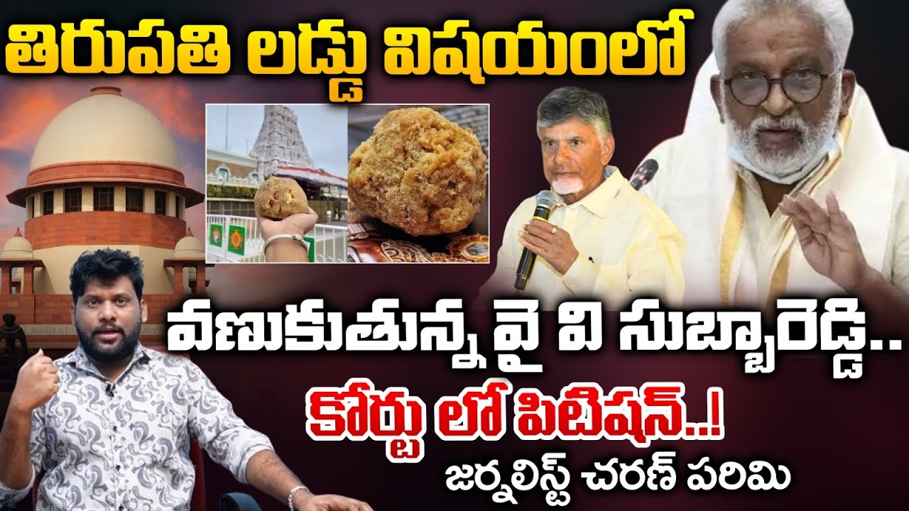 Police Case Filed Against YV Subba Reddy | Supreme Court Petition On Tirupati Laddu !ssue..?