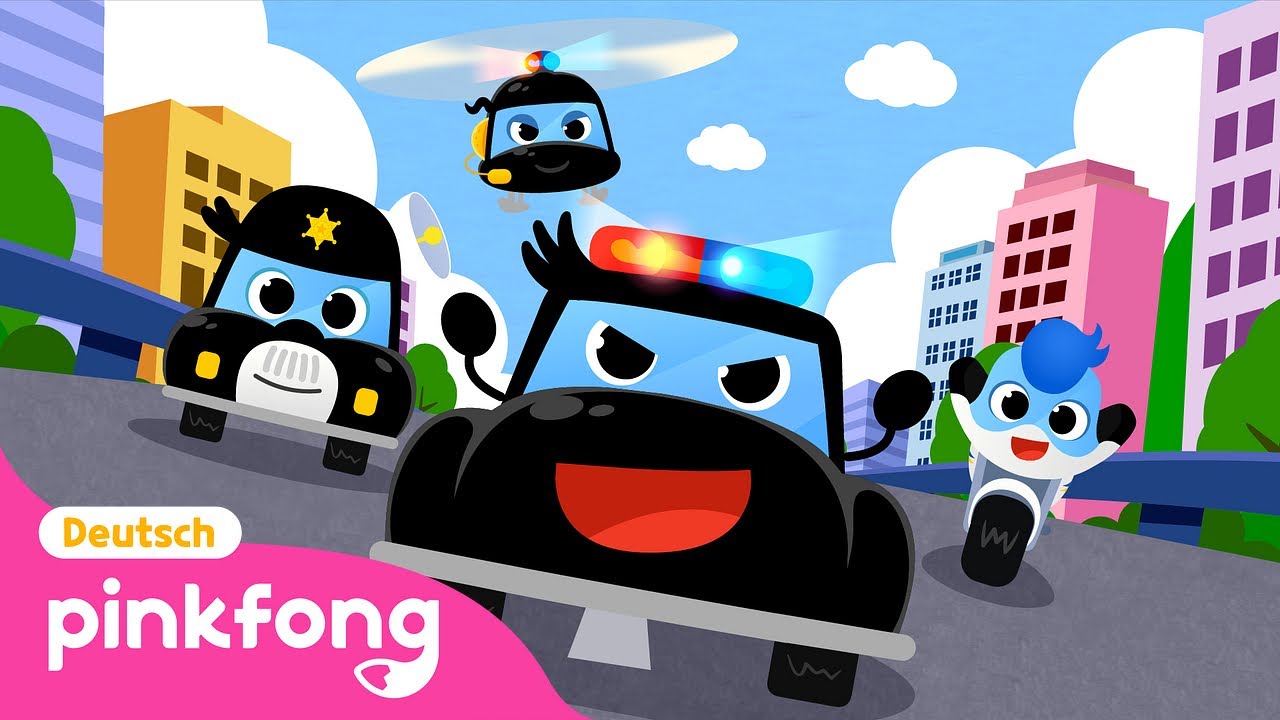 Polizei zur Rettung! | Polizei Kumpel 🚔 | Baby Shark Deutsch | Pinkfong, Baby Hai! Kinderlieder