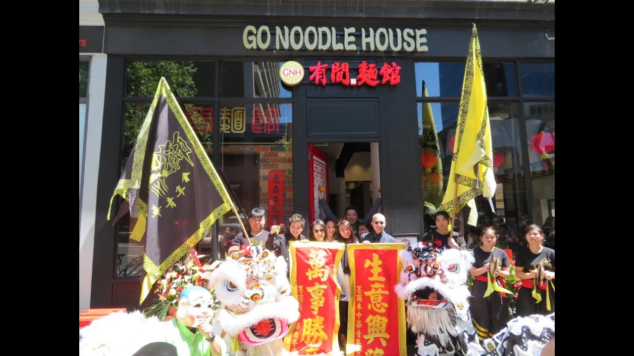 CYSM Lion Dance Performance at the Official Opening of Go Noodle House 28th October 2018