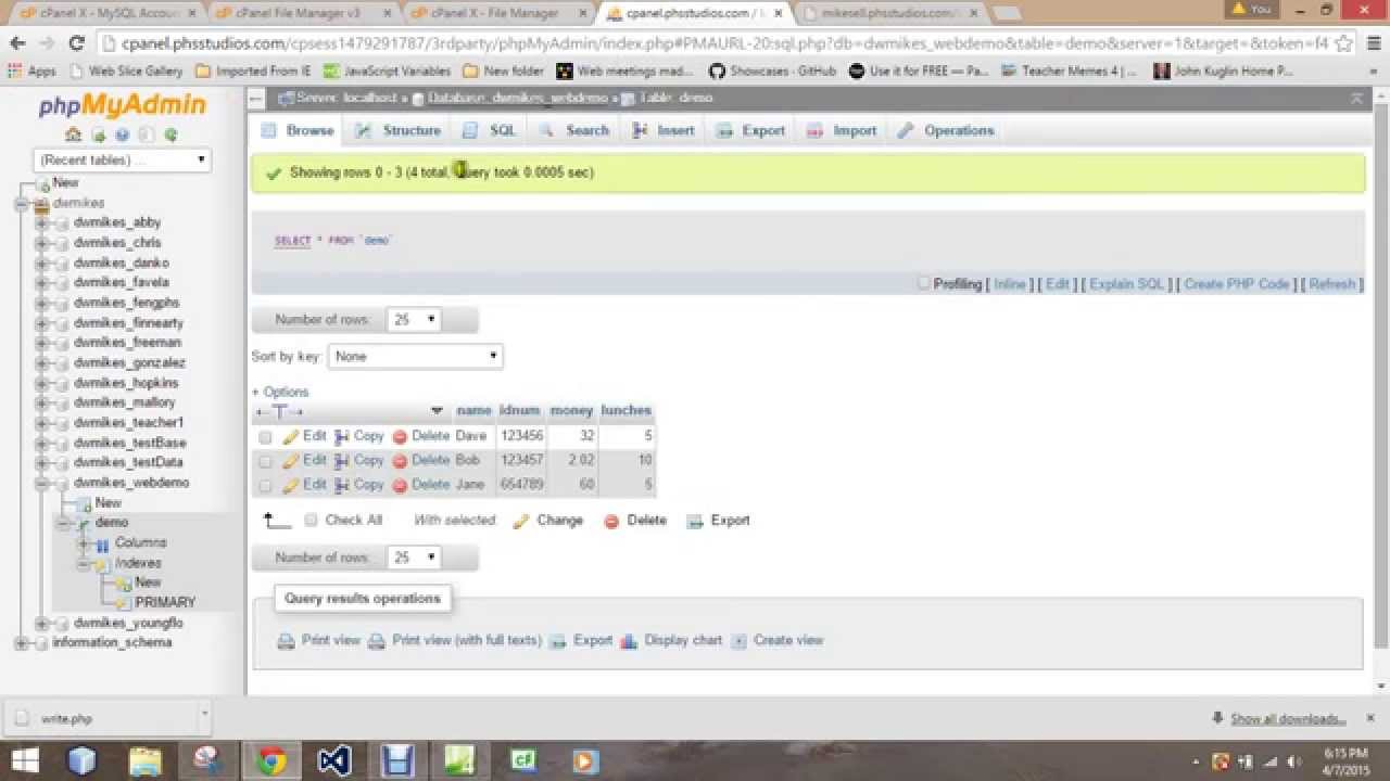PHP   Printing Information Part 2