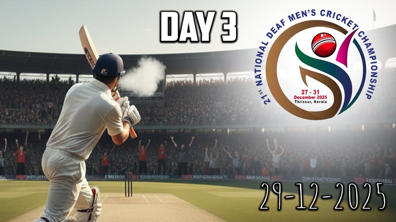 21st National Deaf Men's One Day Cricket Championship (Day-3) #cricket #deaf #ipl #battleroyale 