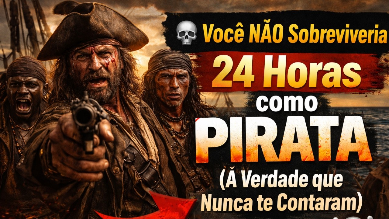 💀⚓ VOCÊ NÃO SOBREVIVERIA 24 HORAS COMO PIRATA ☠️🔥😱 (A VERDADE QUE NUNCA TE CONTARAM) ⚠️💣