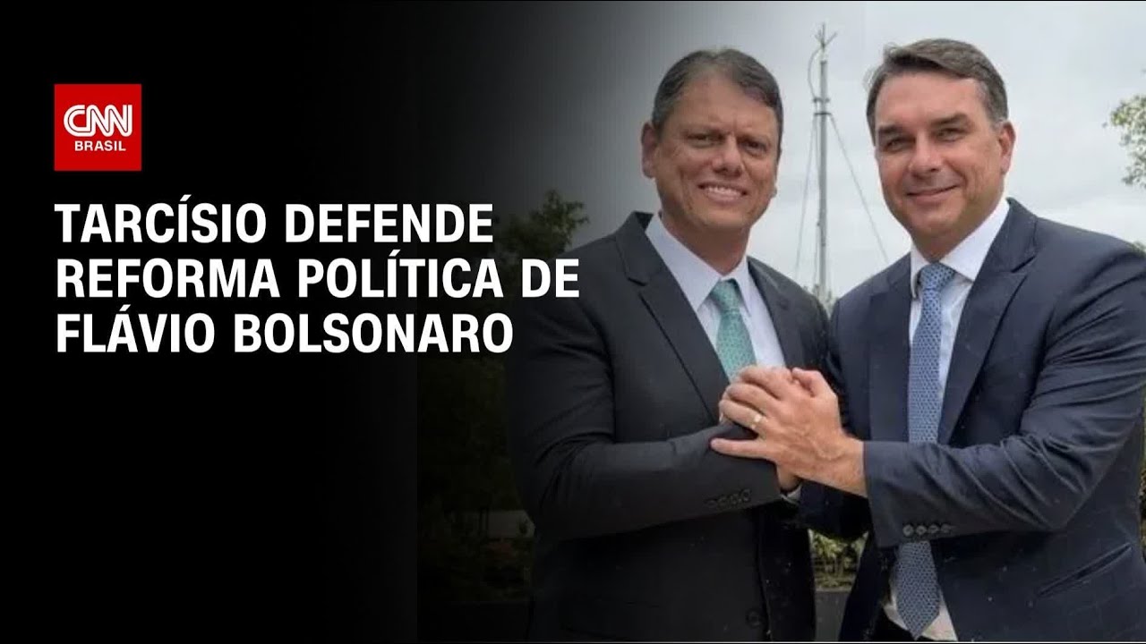 &Agrave; CNN, Tarc&iacute;sio defende que Fl&aacute;vio Bolsonaro proponha reforma pol&iacute;tica | BASTIDORES CNN