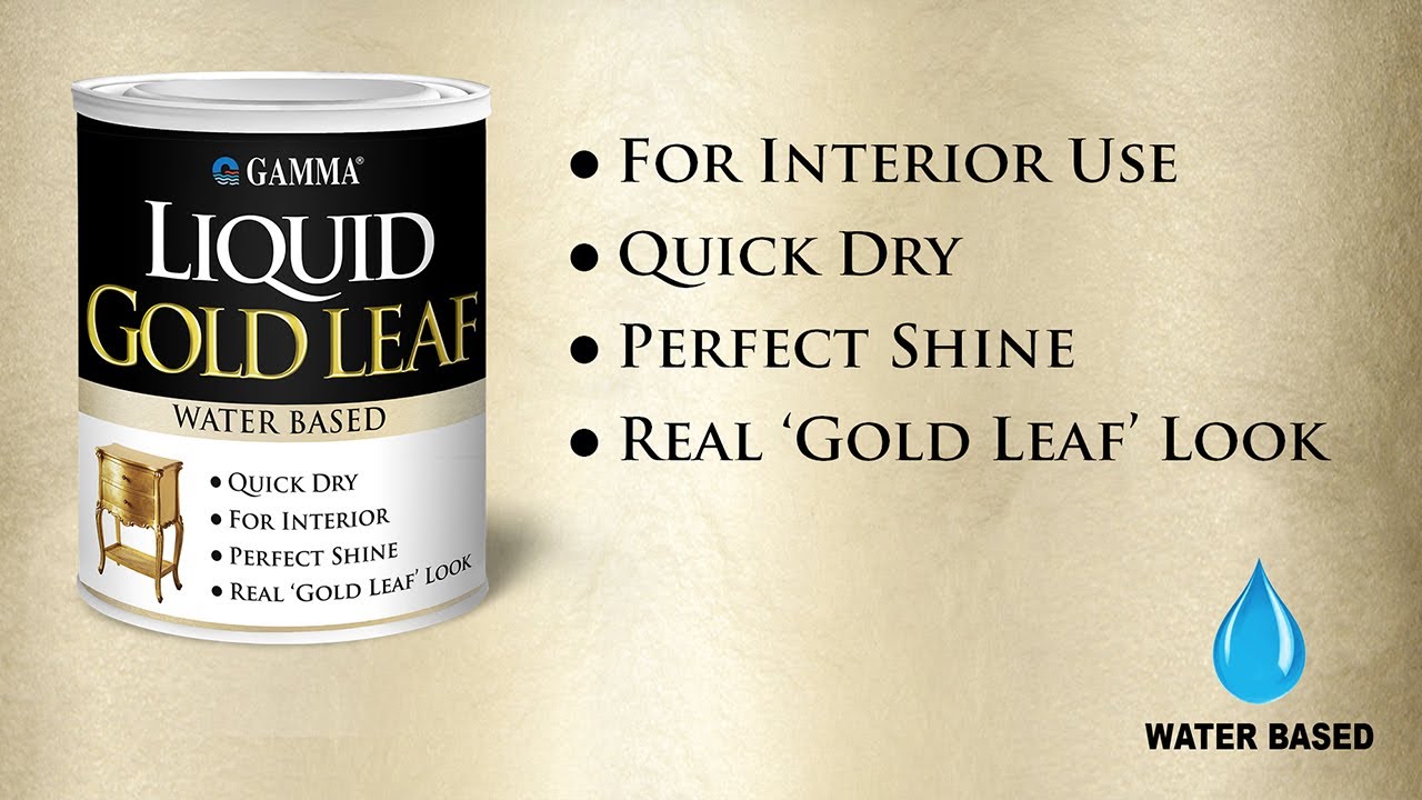 Cara Aplikasi Cat LIQUID GOLD LEAF