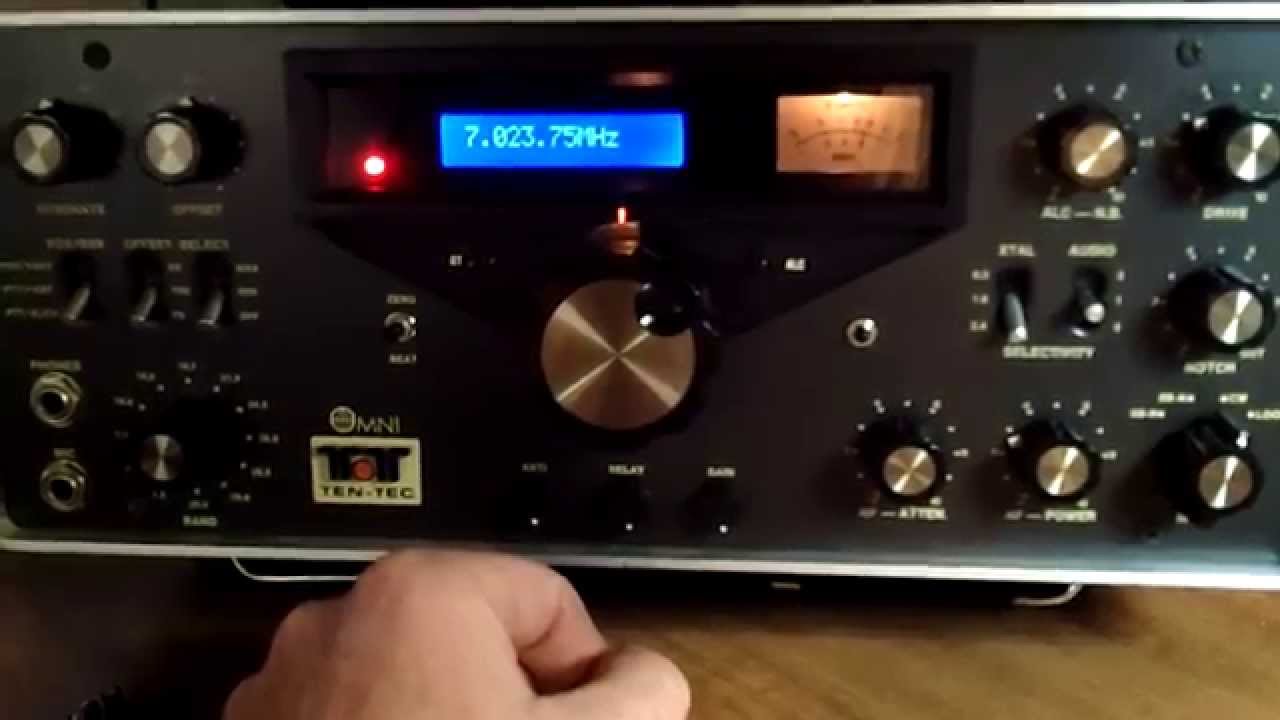Ten Tec Omni CW Spotting - Zero Beat