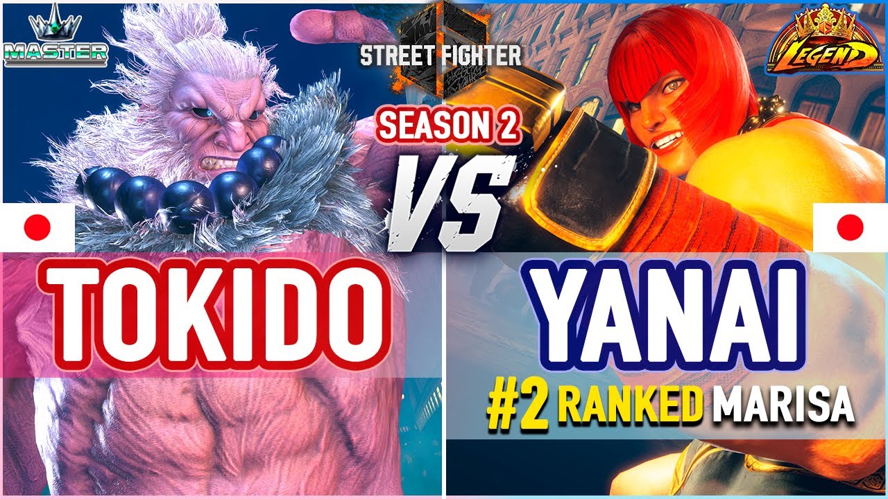 SF6 🔥 Tokido (Akuma) vs Yanai (#2 Ranked Marisa) 🔥 SF6 High Level Gameplay