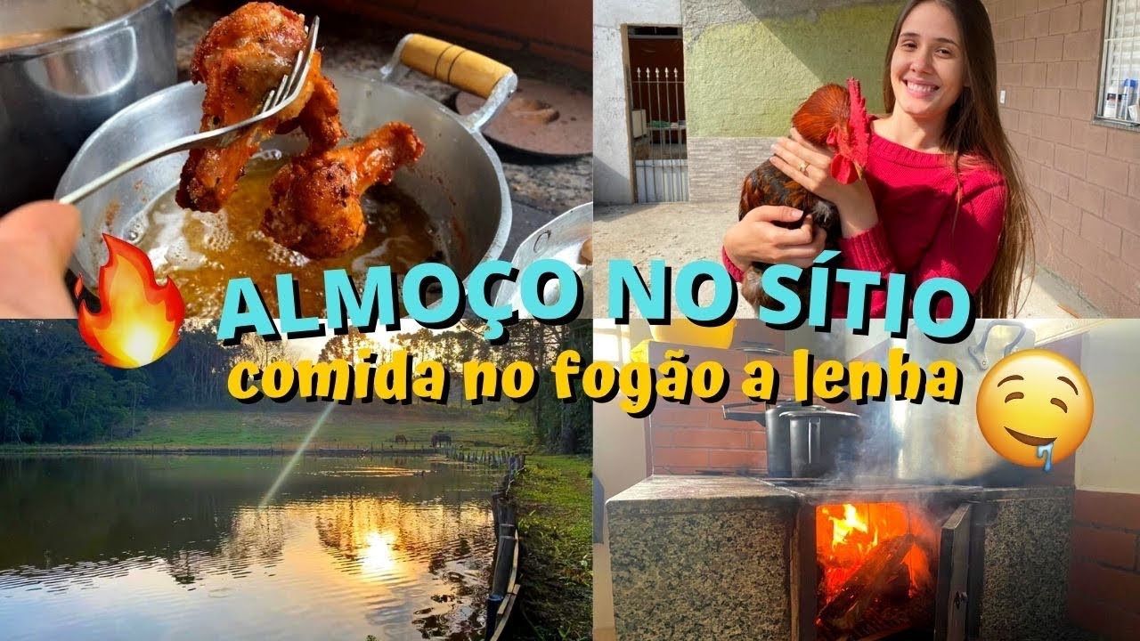Vlog: COZINHANDO NO S&Iacute;TIO | *vem passar o dia comigo