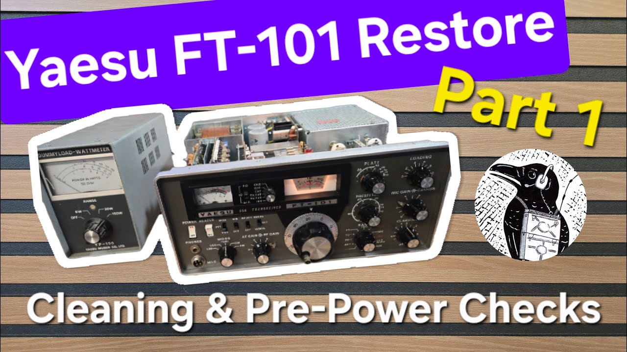 Yaesu FT-101 Restore Part 1