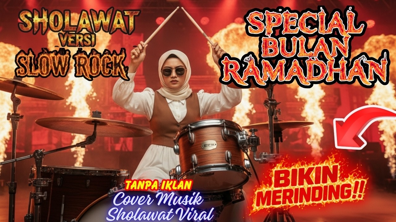 🛑 FULL ALBUM  SHOLAWAT PEMBUKA REZEKI, COVER VERSI SLOW ROCK 💥 SPESIAL BULAN RAMADHAN 2026 ‼️