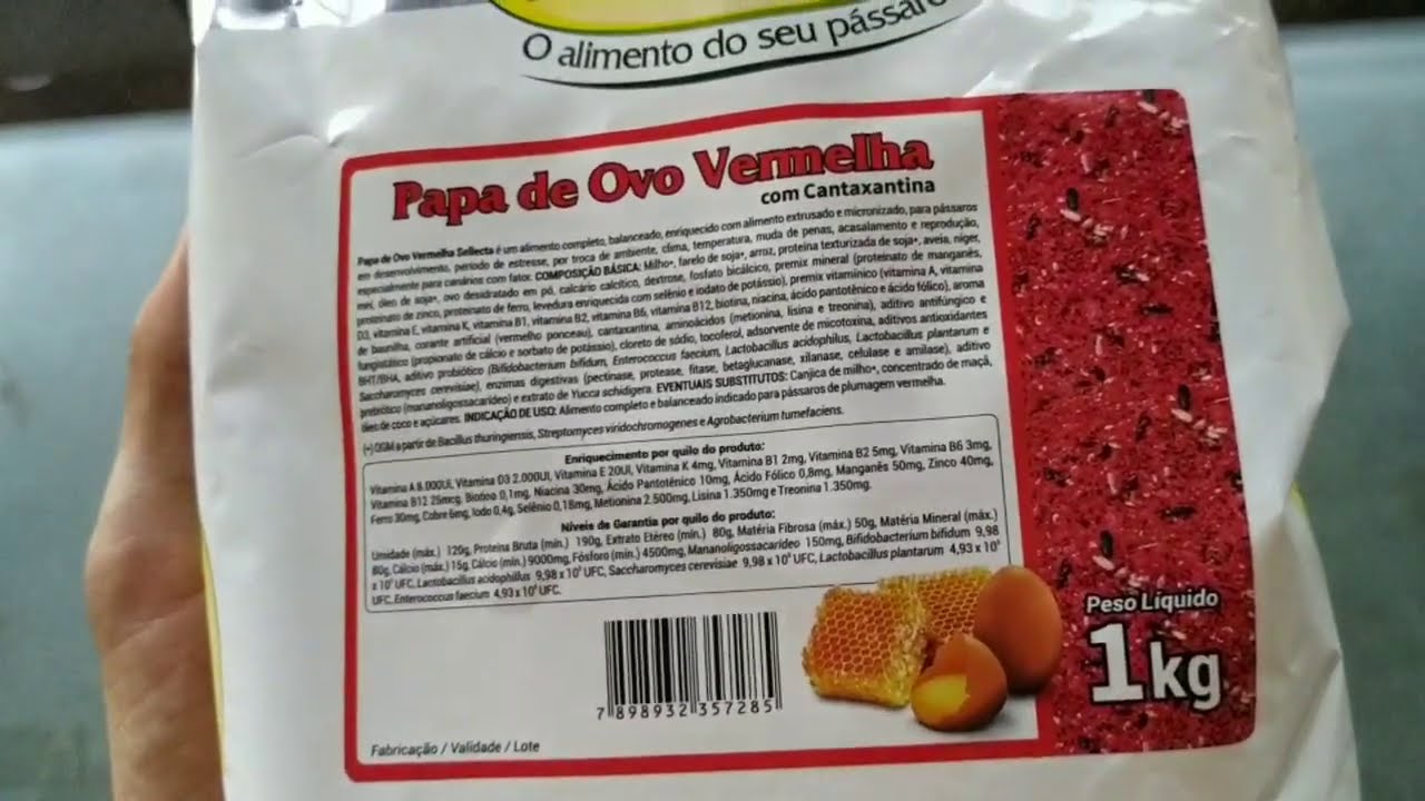 PAPA DE OVO VERMELHA 1KG