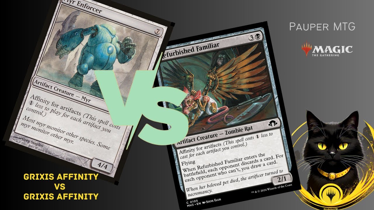 Grixis Affinity Vs Grixis Affinity [Pauper Gameplay]