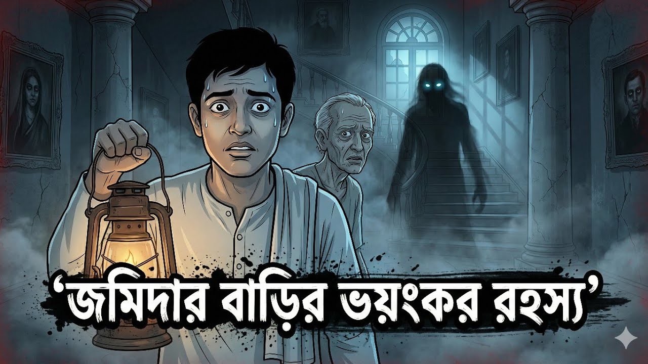 চৌধুরী ভিলার অভিশপ্ত আত্মা 😱 | জমিদার বাড়ির ভয়ংকর রহস্য | Bhuter Golpo Cartoon | #bengalicartoon 