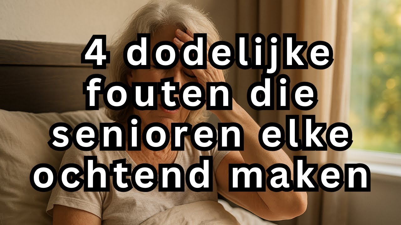 4 Dodelijke ochtendfouten die senioren maken die de gezondheid schaden en het leven verkorten