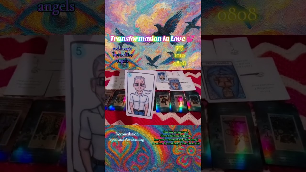 Transformation In Love 💓🦋 #transformation #reconciliation #awakening #fyp #tarot #tarotreading 