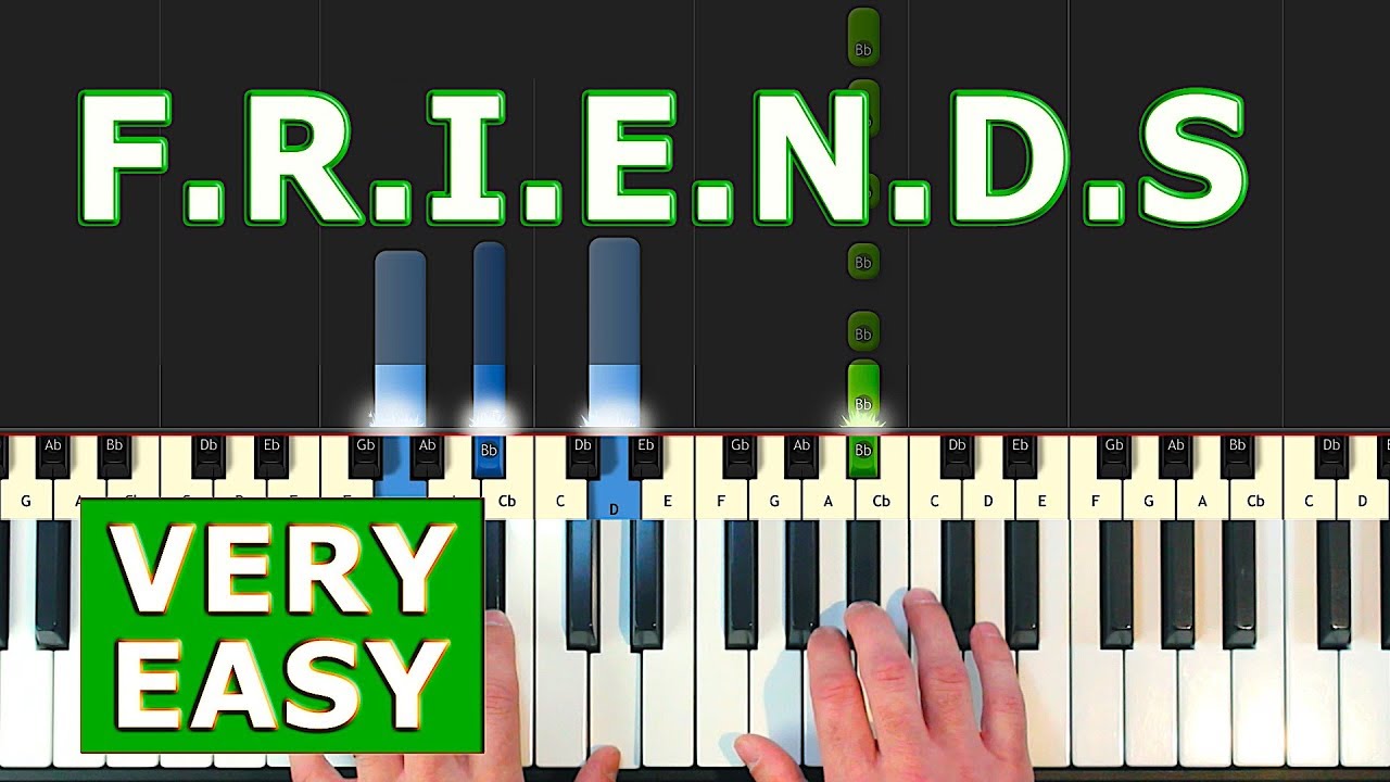 FRIENDS THEME - VERY EASY Piano Tutorial
