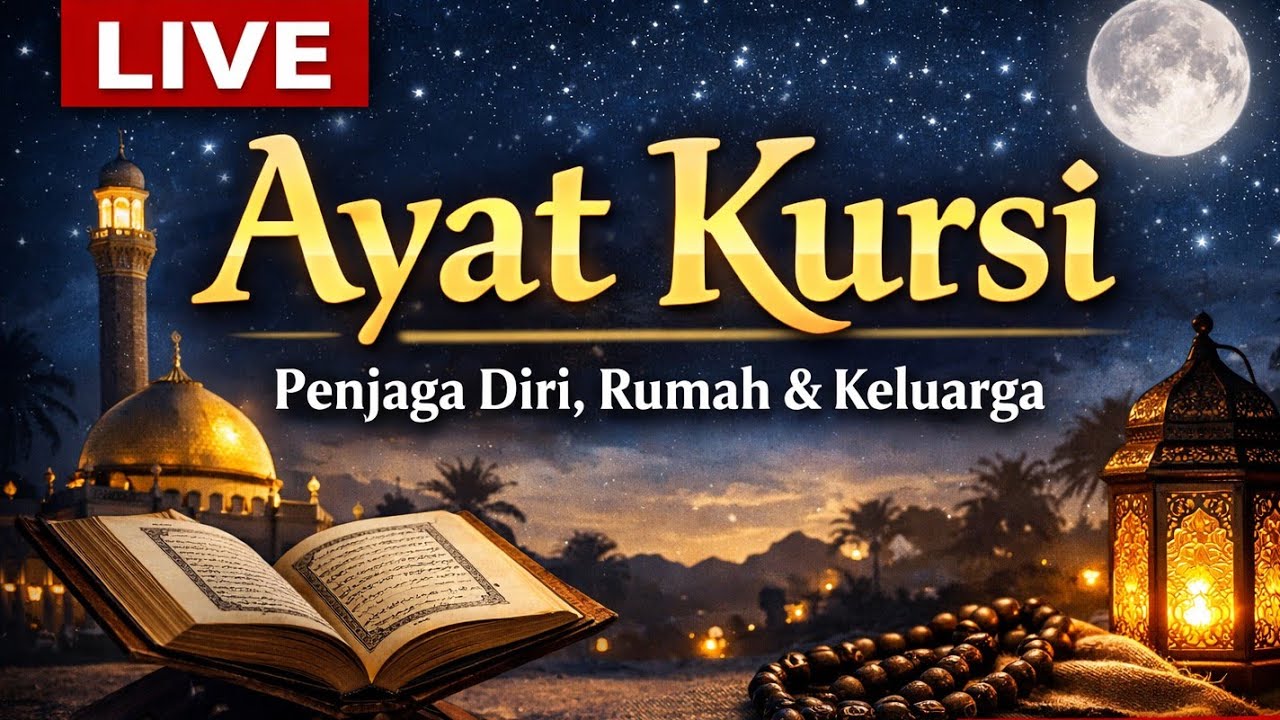 LIVE Ayat Kursi | Penjaga Diri, Rumah & Keluarga