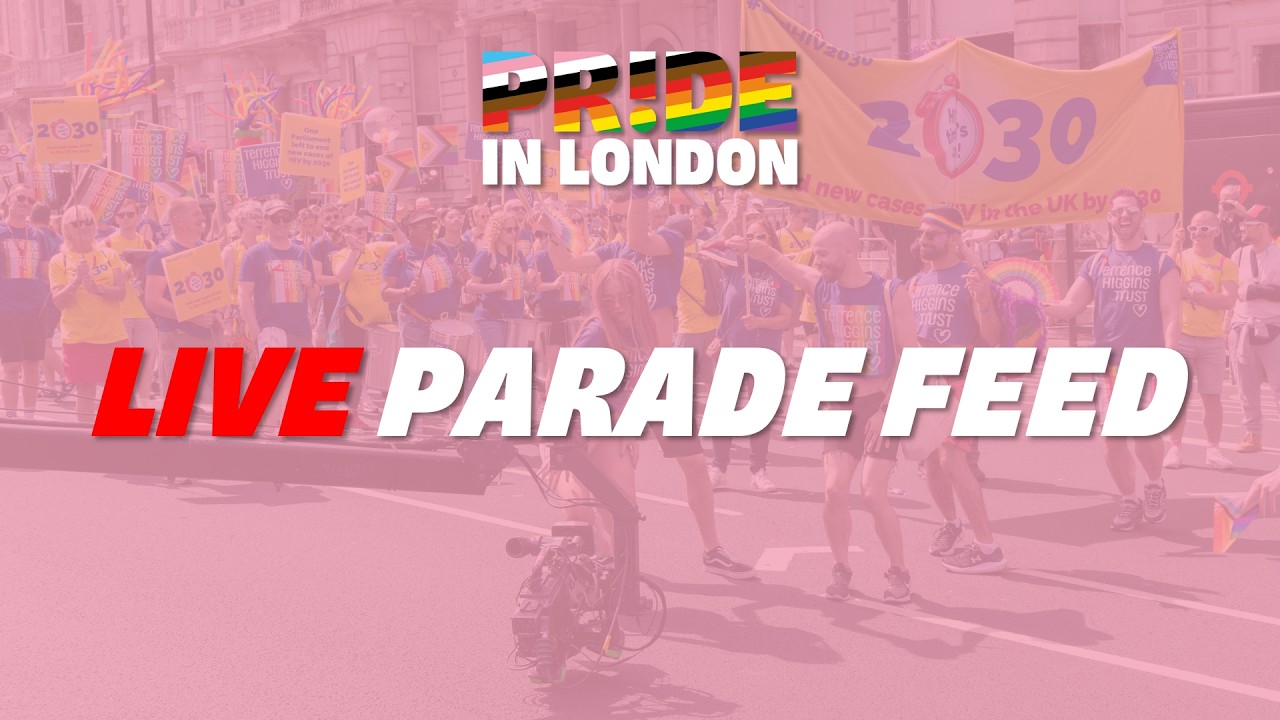 LIVE: Pride in London 2026 Parade Feed