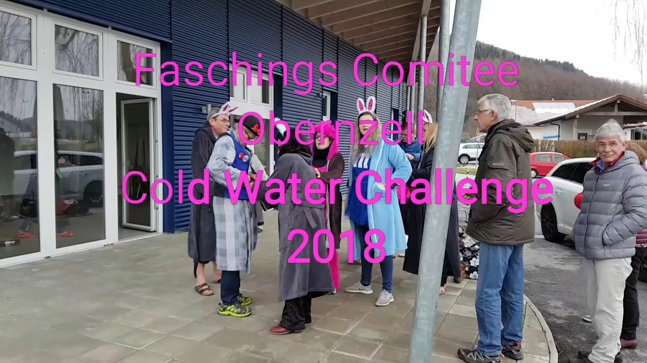 Faschings Comitee Obernzell Cold Water Challenge  2018