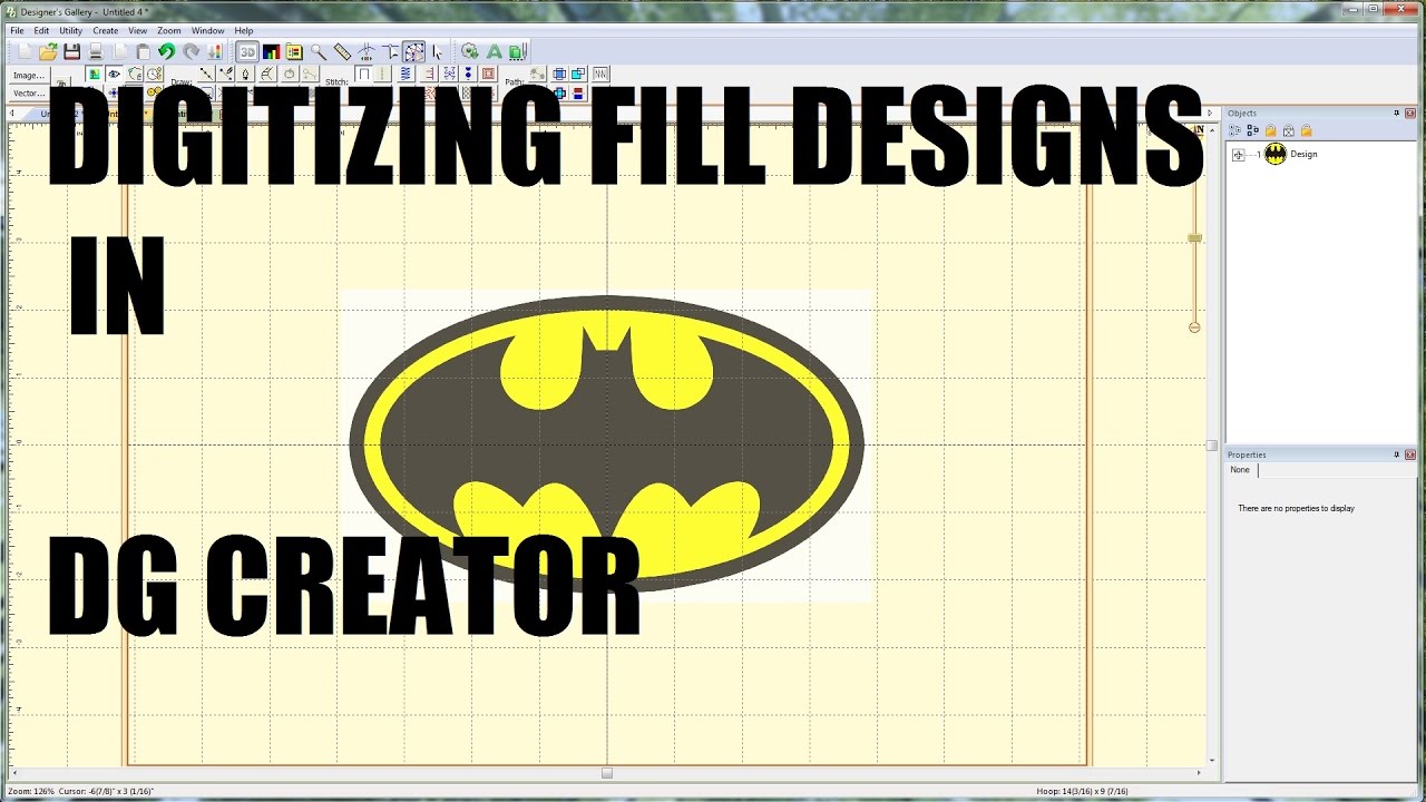 DG Creator - Digitizing with Fill Stitch (Stitchartist too!)