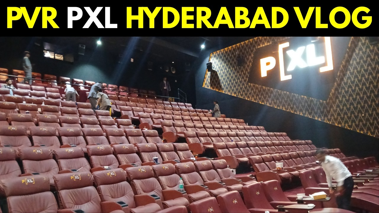PVR PXL Inorbit Mall Hyderabad VLOG || 4K Laser || Dolby Atmos || #pvrinox