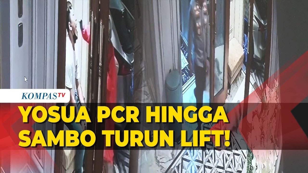 [Full] Ahli Putar CCTV Saguling di Persidangan: Yosua PCR Hingga Sambo Turun dari Lift