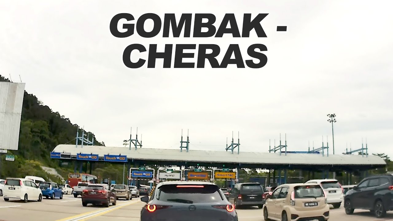 Drive Kuala Lumpur: Plaza Tol Gombak - MRR2 - SPE & DUKE Highway - SUKE Highway - Cheras Hartamas