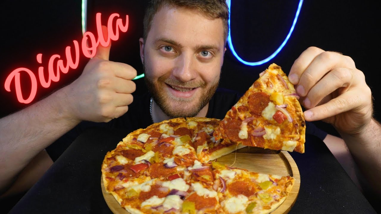Меня обманули! Мукбанг острая пицца | Mukbang spicy pizza