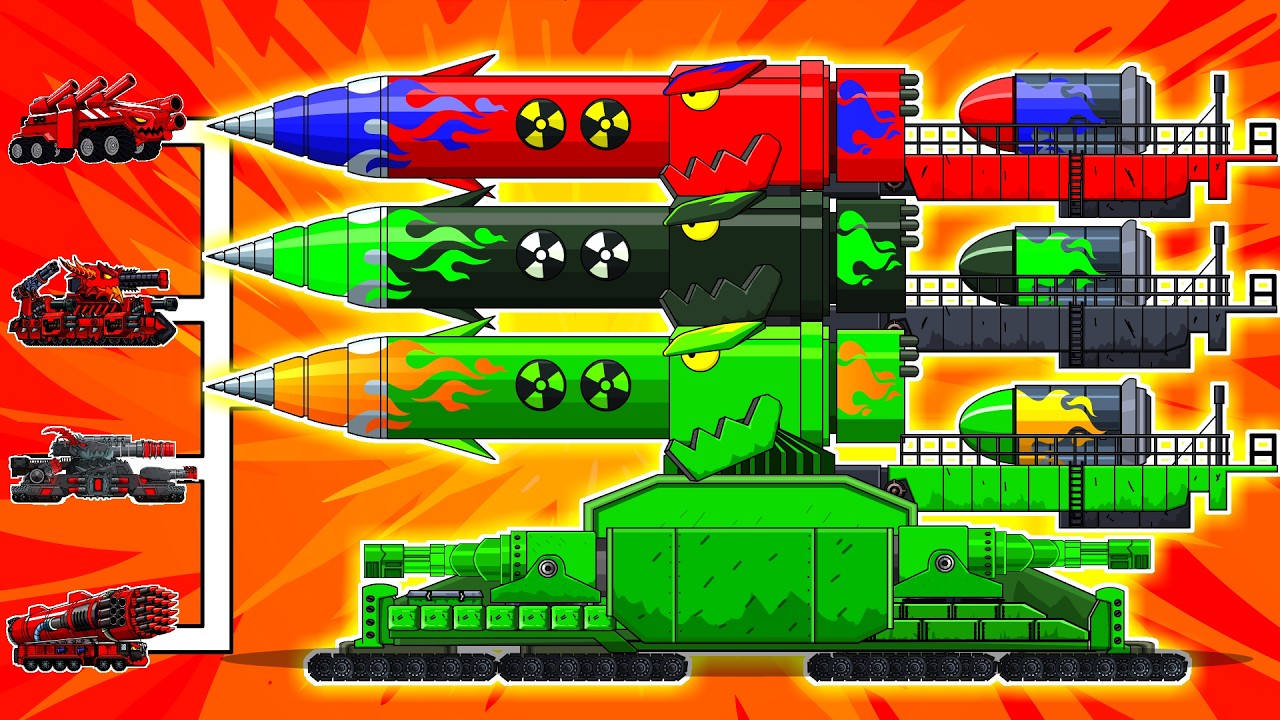 Hybrid Artillery Rocket – Over 300 Missiles vs the Nuclear Monster Army!