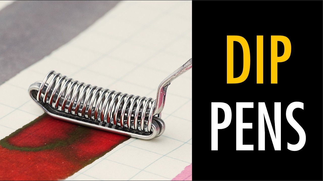 Five Dip Pens for Ink Testing (Pilot, Sailor, Kakimori, Glass & More!)