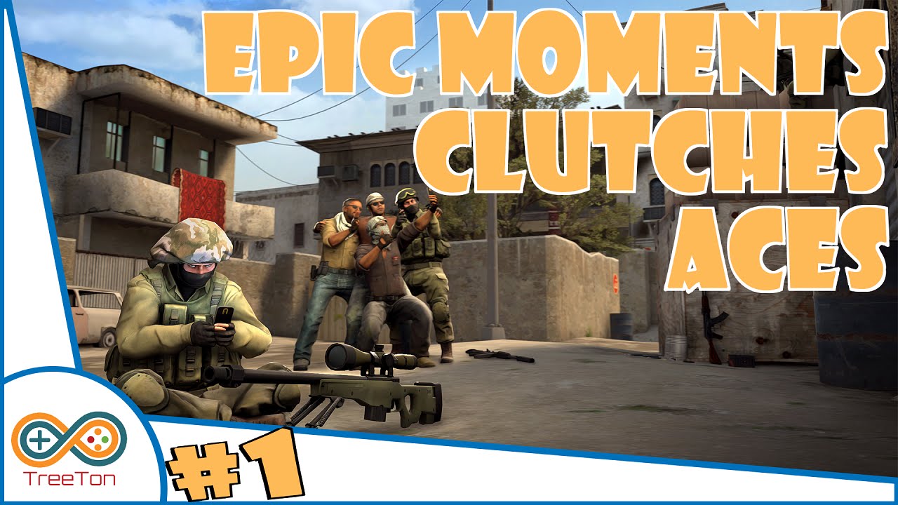 Clutches, Aces & Epic Moments - CS GO #1